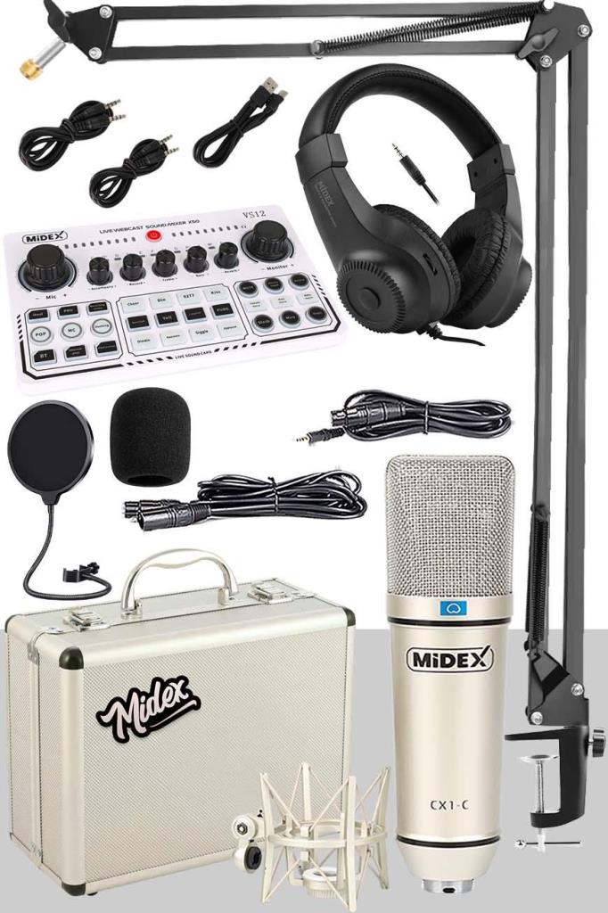 https://www.yonkamusicmarket.com/en/midex-cx1-white-power-paket-5-studyo-mikrofon-sarjli-ses-karti-kulaklik-stand-kayit-ve-canli-yayin-18002
