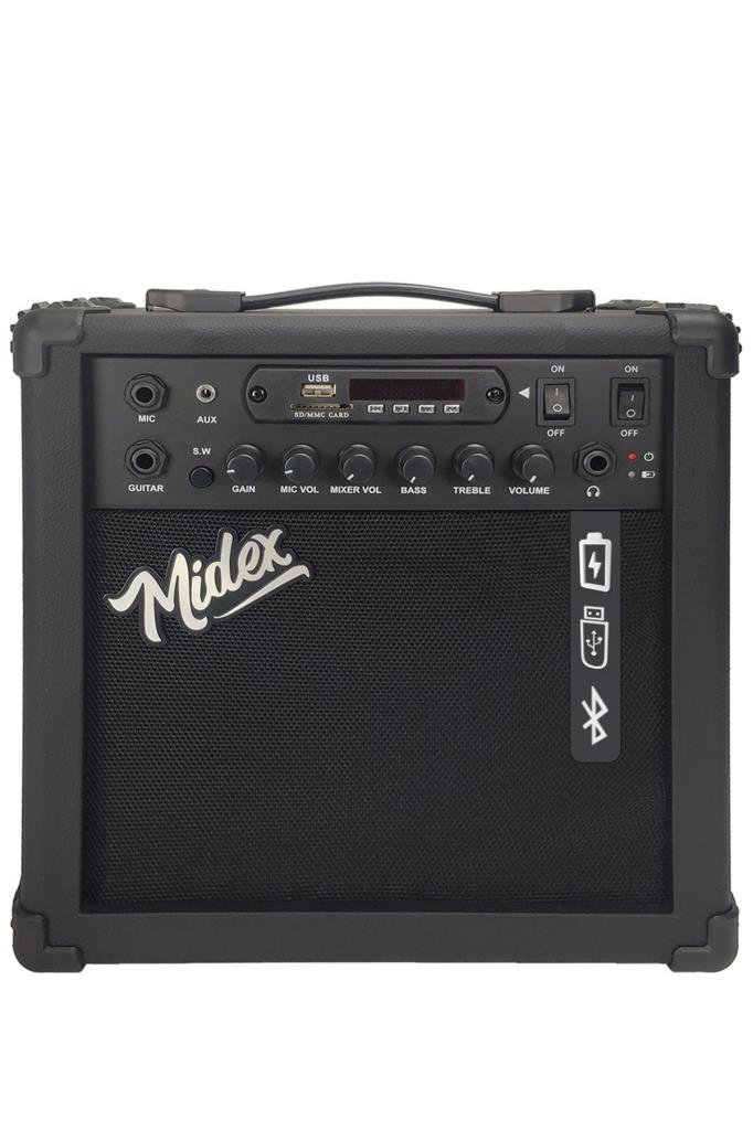 https://www.yonkamusicmarket.com/en/midex-mga-25bk-elektro-gitar-amfisi-25-watt-usb-bluetooth-sarjli-2-girisli