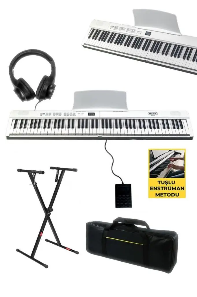 https://www.yonkamusicmarket.com/en/midex-plx-80whst-tasinabilir-katlanir-dijital-piyano-tus-hassasiyetli-88-tus-bt-stand-sustain-kulaklik-canta-metod-17954
